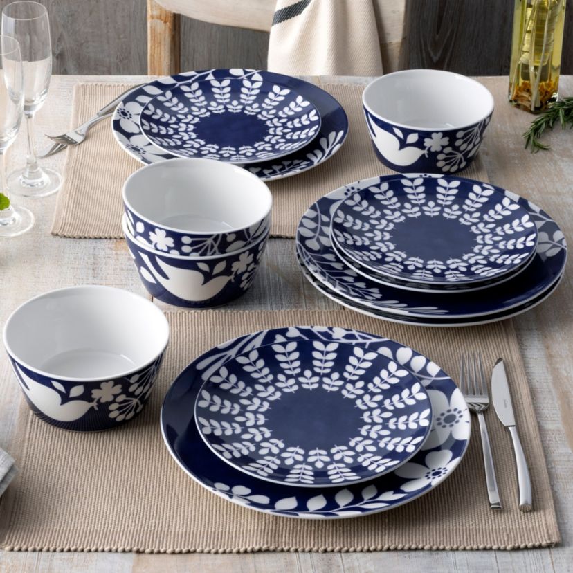 Bluefjord Set Of 4 Coupe Salad Plates, 8-1/4"