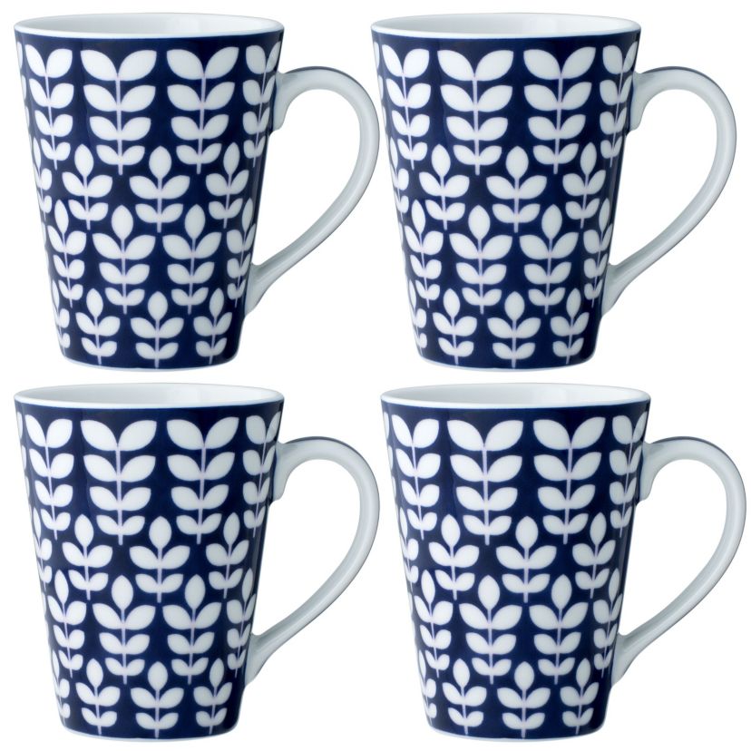 Bluefjord Set Of 4 Mugs, 12 oz.