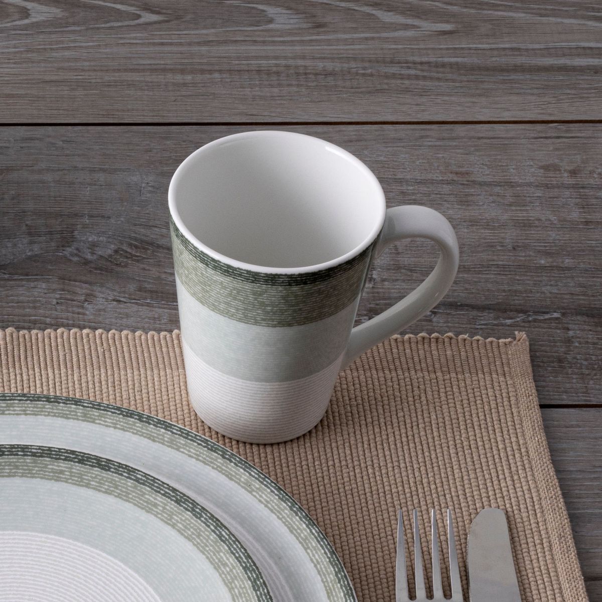 Colorscapes Layers 4-Piece Coupe Place Setting, Service for 1