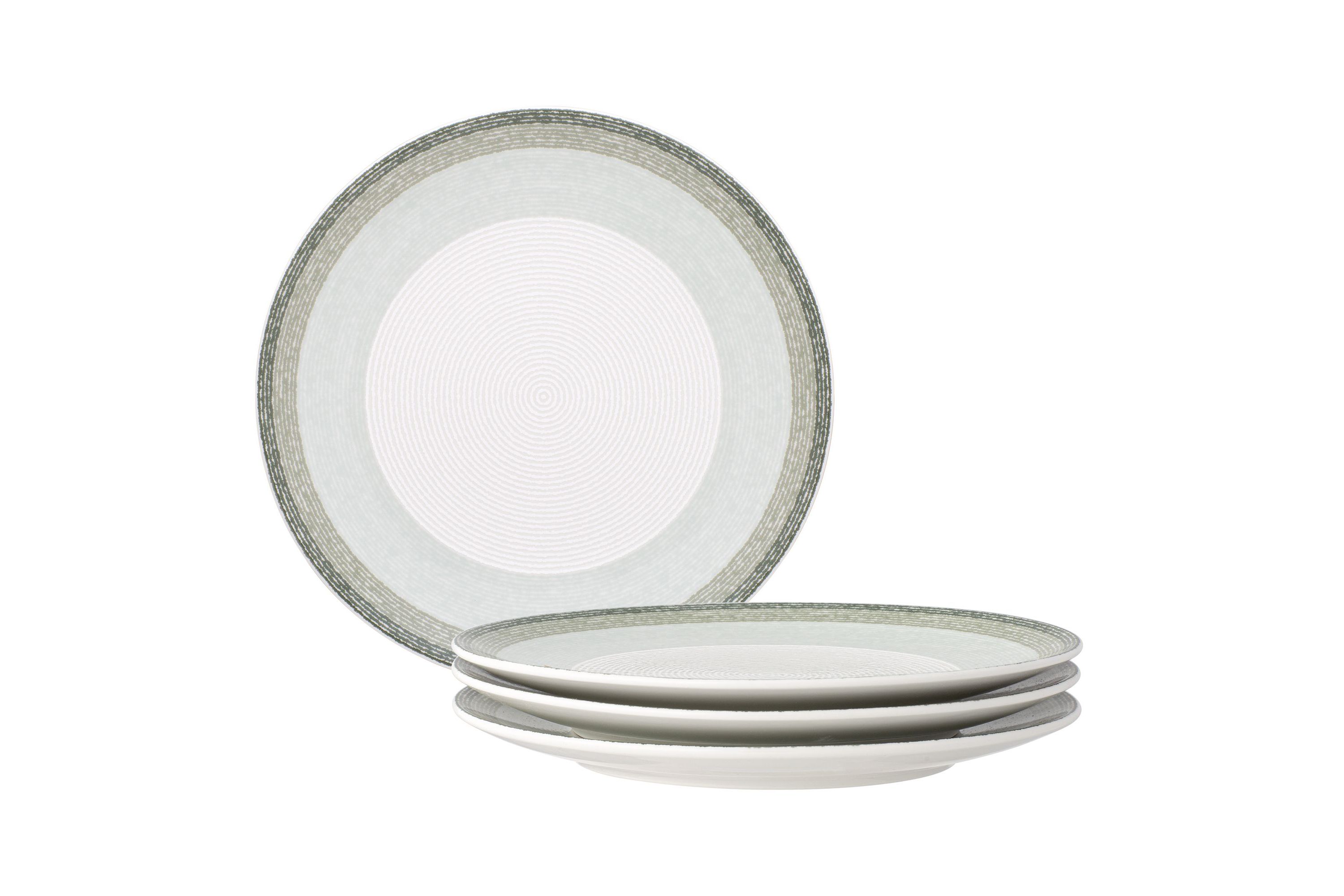 Colorscapes Layers Set Of 4 Coupe Salad Plates, 8 1/4"