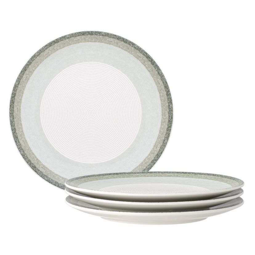 Colorscapes Layers Set Of 4 Coupe Salad Plates, 8 1/4"