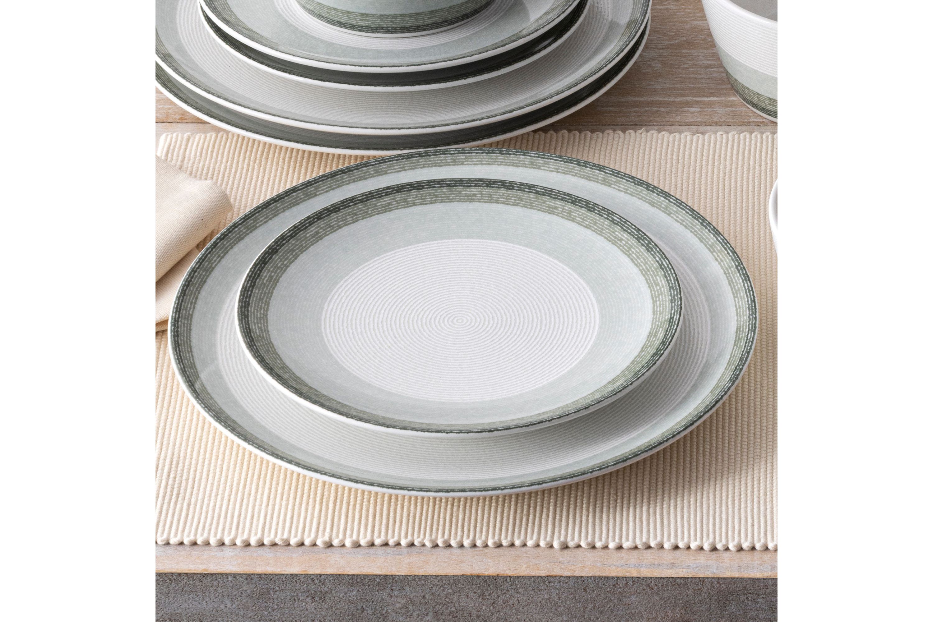 Colorscapes Layers Set Of 4 Coupe Salad Plates, 8 1/4"