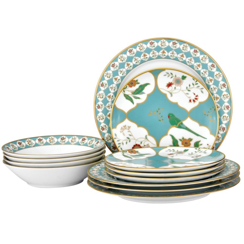 Lodis Morning 12-Piece Dinnerware Set, Service for 4
