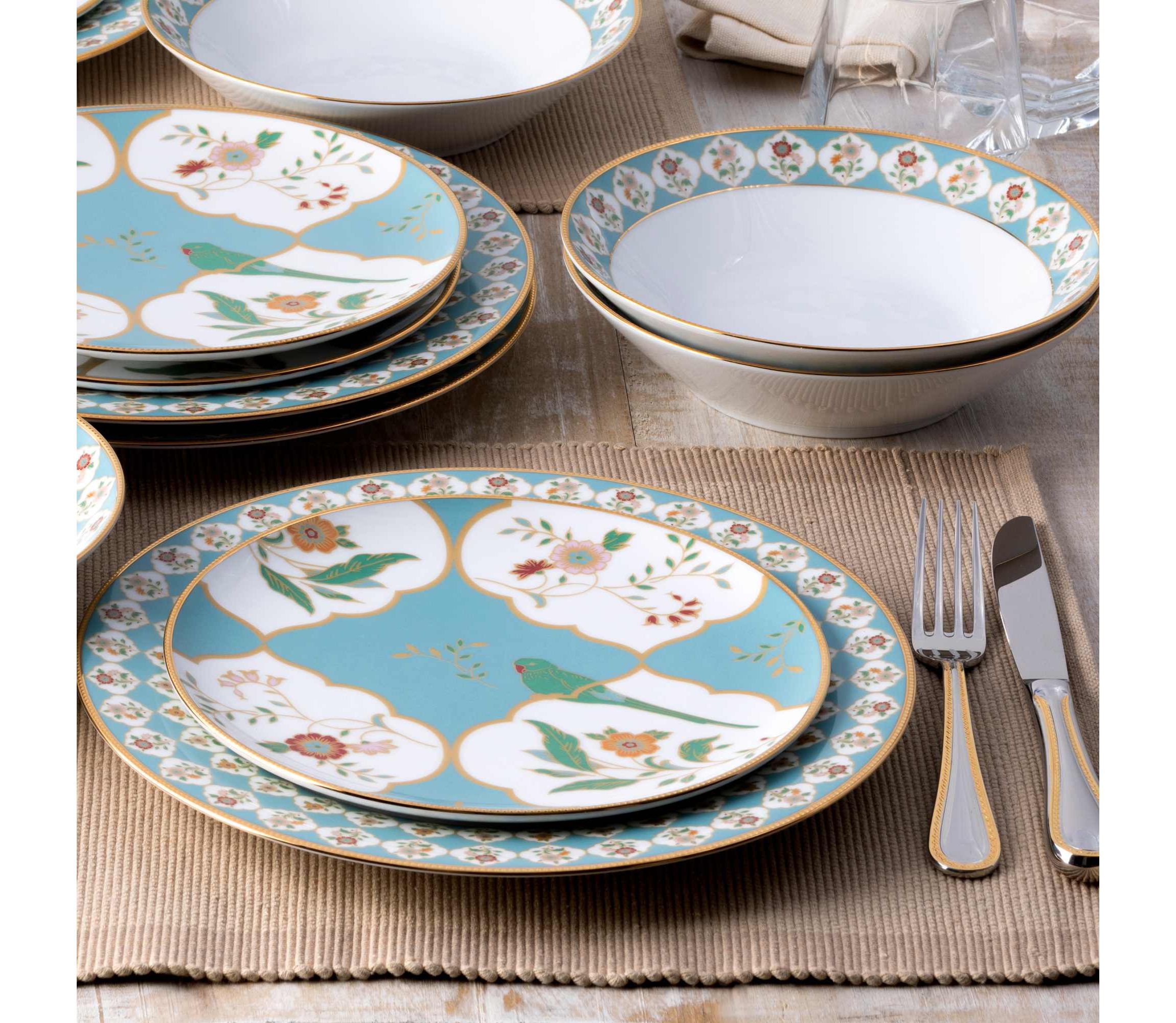 Lodis Morning 12-Piece Dinnerware Set, Service for 4