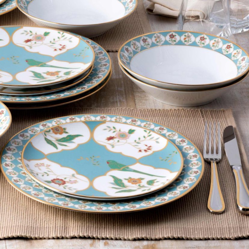 Lodis Morning 12-Piece Dinnerware Set, Service for 4