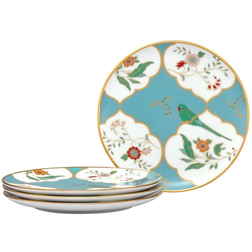 Lodis Morning Set Of 4 Coupe Salad Plates, 8 1/4"