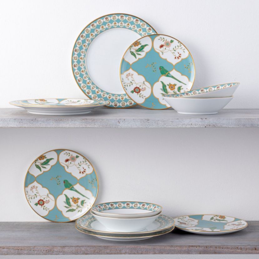 Lodis Morning Set Of 4 Coupe Salad Plates, 8 1/4"