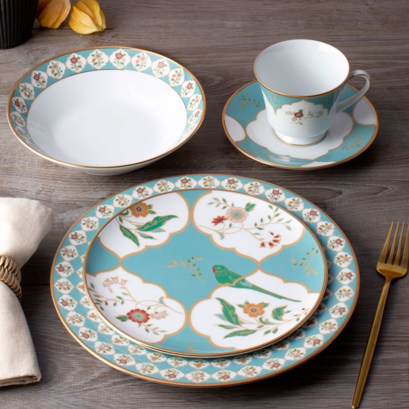 Lodis Morning Set Of 4 Coupe Salad Plates, 8 1/4"