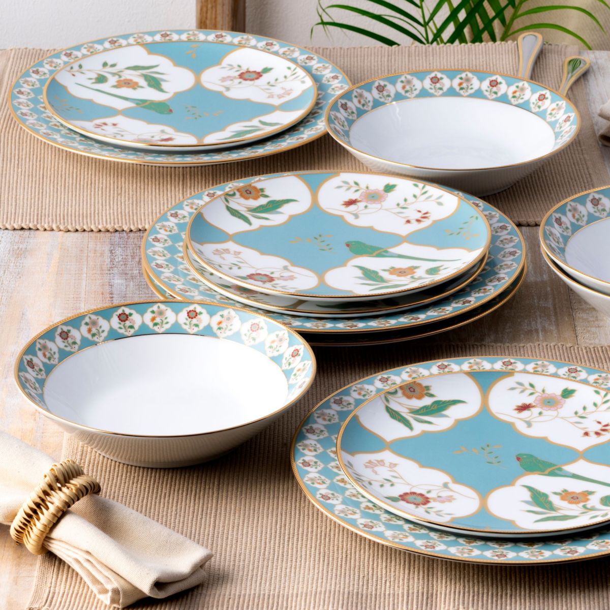 Lodis Morning Set Of 4 Dinner Plates, 10-1/2"