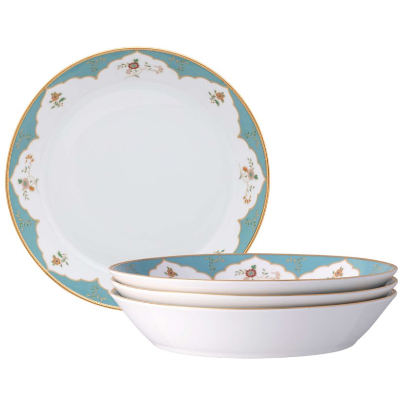 Lodis Morning Set of 4 Coupe Dinner Bowls, 9-3/4", 43 oz.