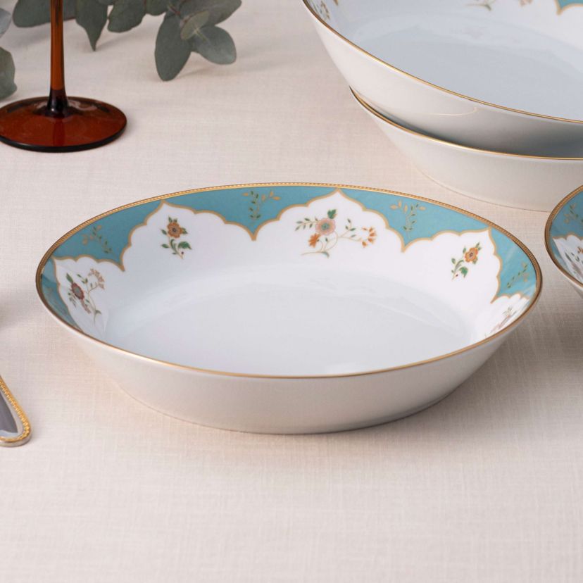Lodis Morning Set of 4 Coupe Dinner Bowls, 9-3/4", 43 oz.