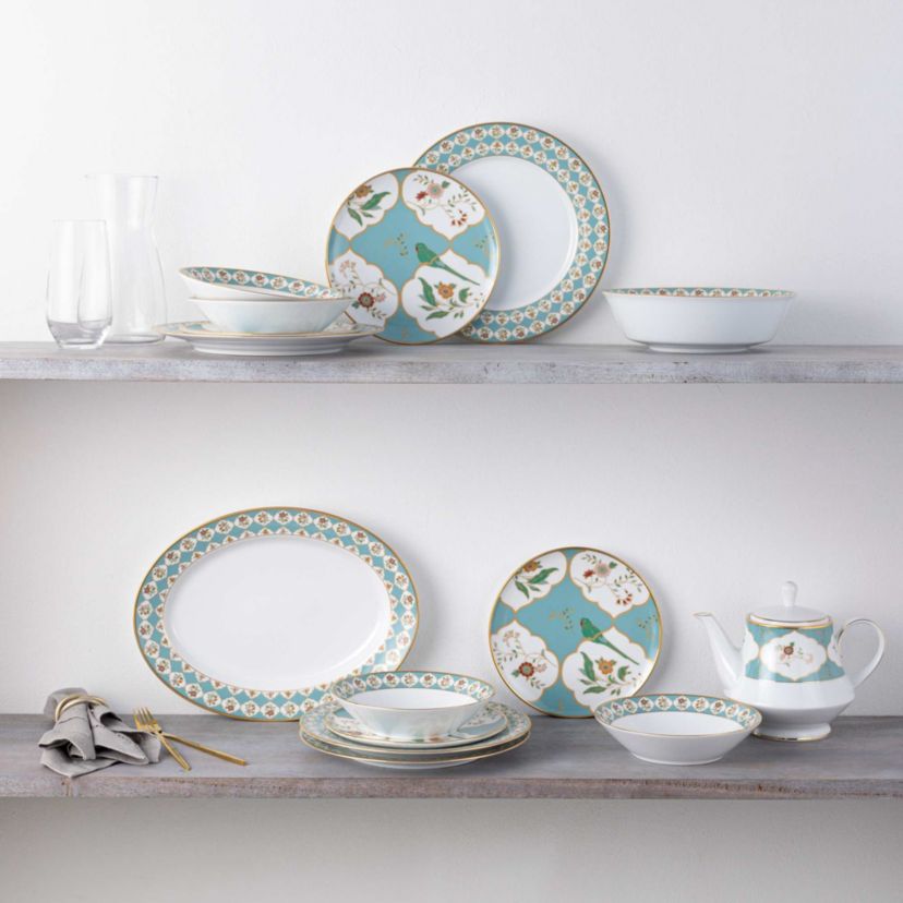 Lodis Morning Set of 4 Coupe Dinner Bowls, 9-3/4", 43 oz.