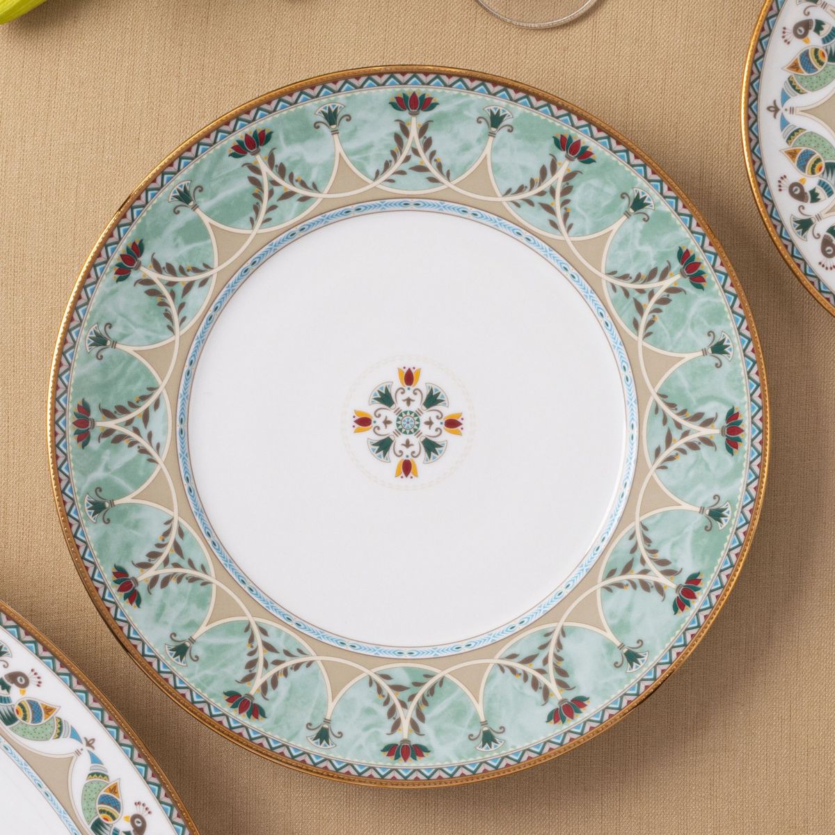 Serene Garden Set Of 4 Dinner Plates, 10-1/2"