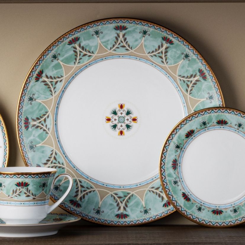 Serene Garden Set Of 4 Dinner Plates, 10-1/2"