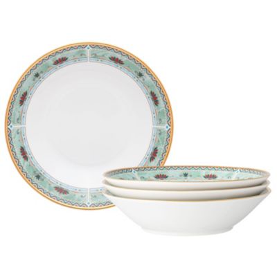 Noritake Serene Garden Set Of 4 Soup Bowls, 7", 20 oz