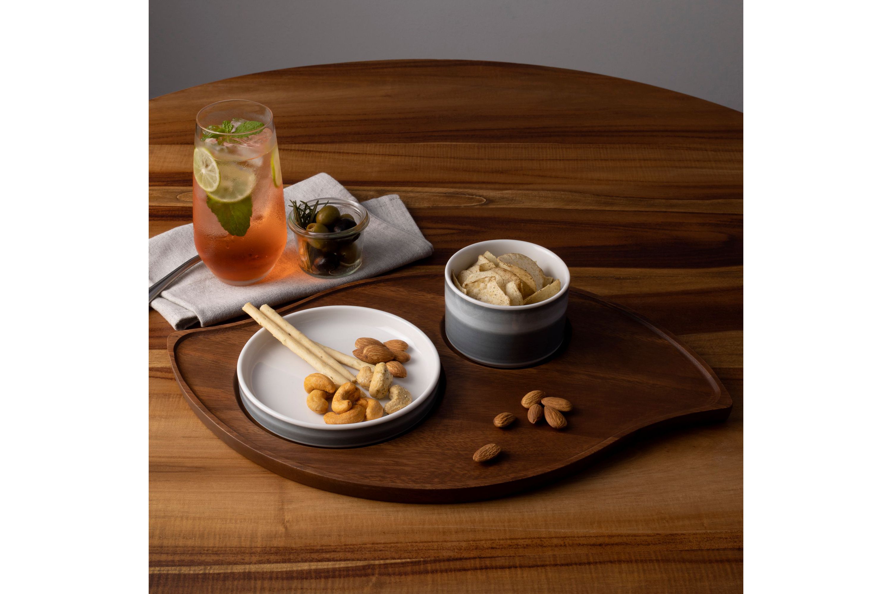 Kona Wood Wave Serving Tray, 16-3/4"