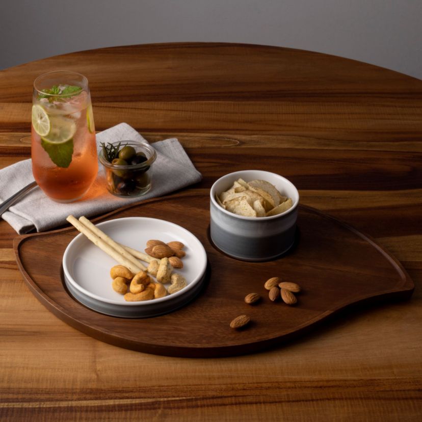 Kona Wood Wave Serving Tray, 16-3/4"