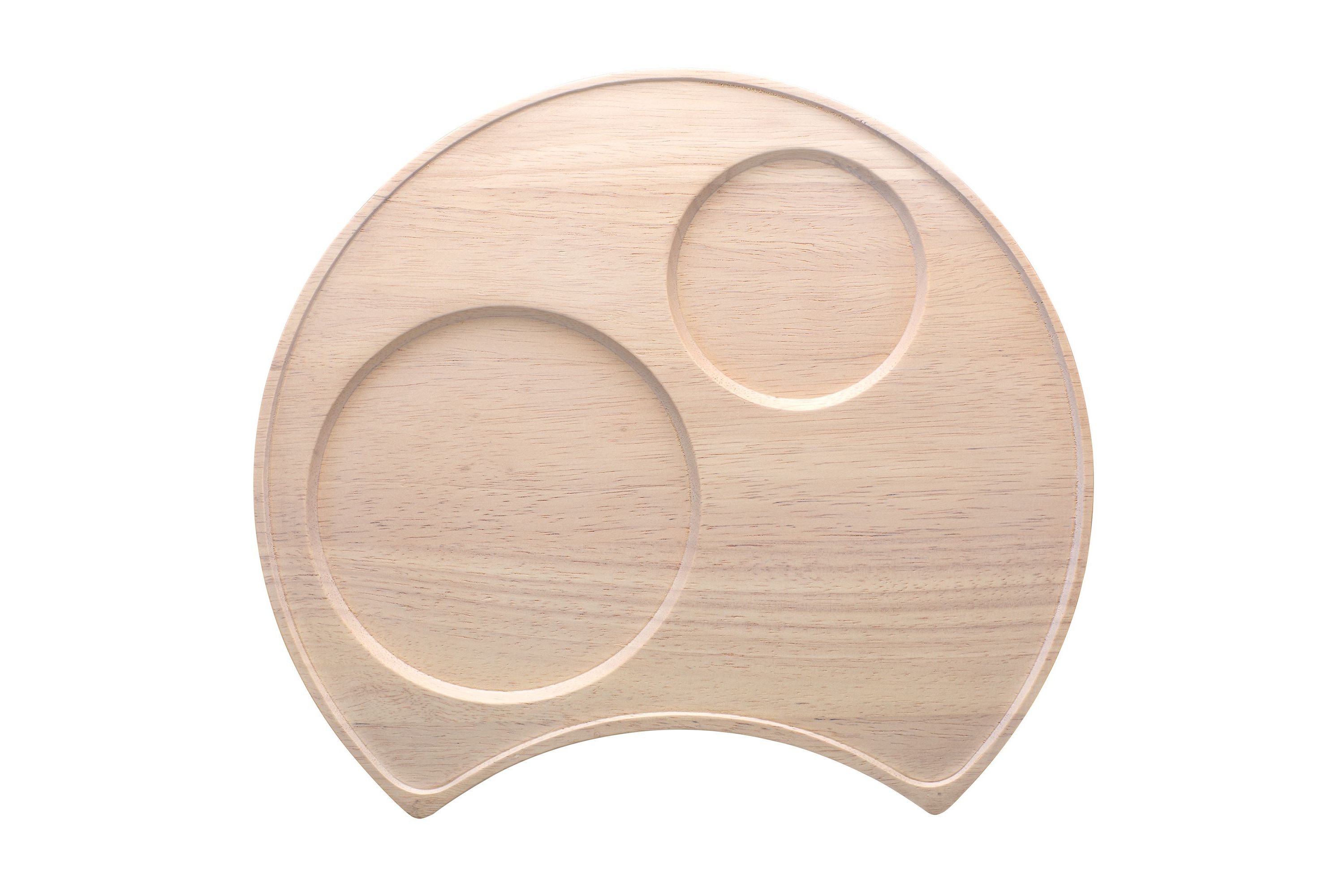 Hammock Wood Crescent Serving Tray 13"