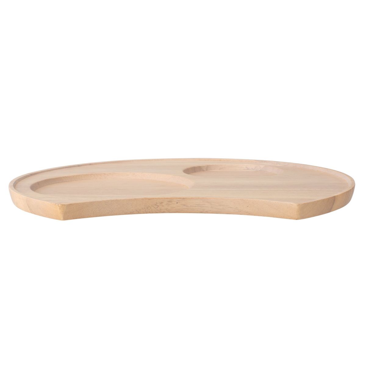 Hammock Wood Crescent Serving Tray 13"