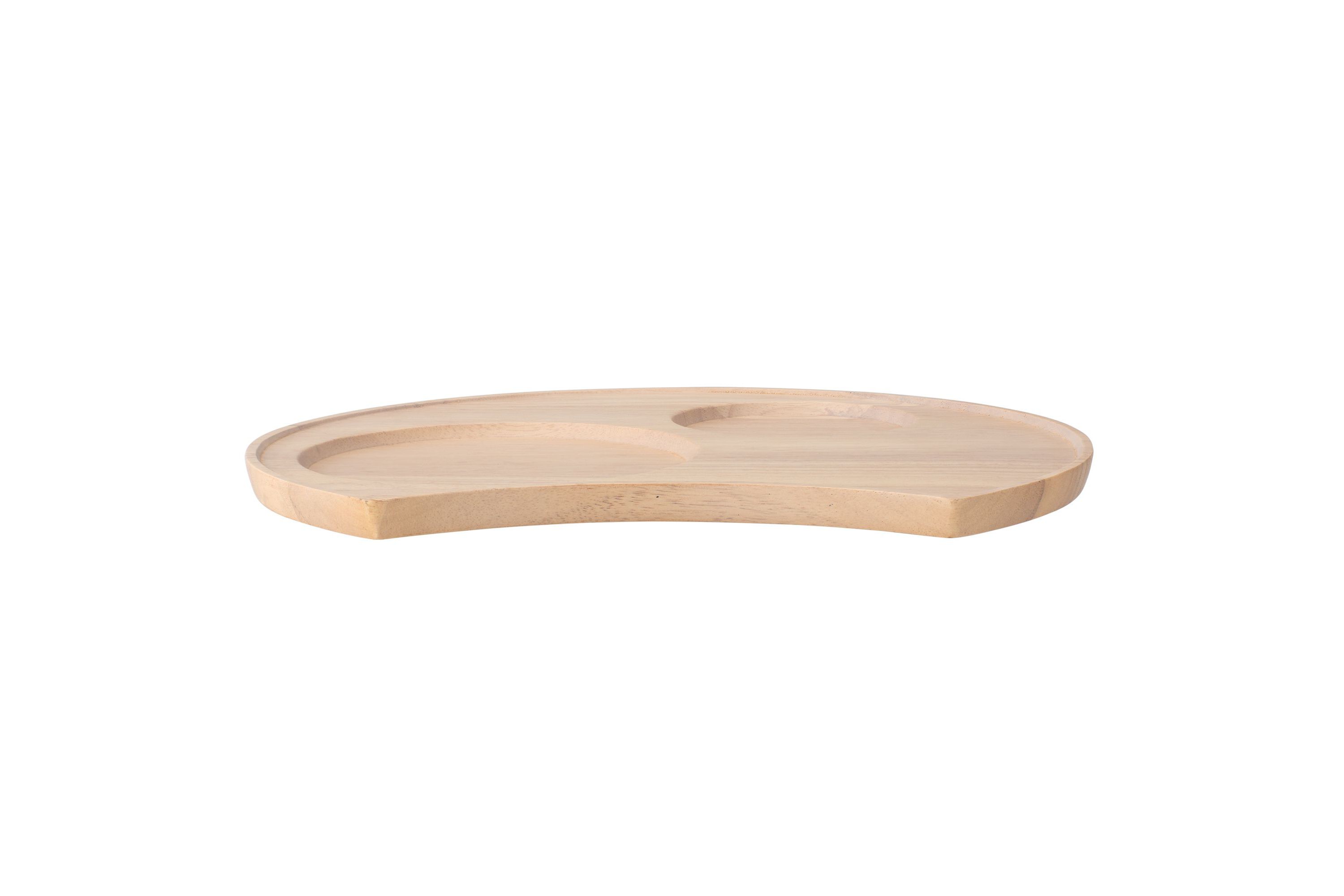 Hammock Wood Crescent Serving Tray 13"