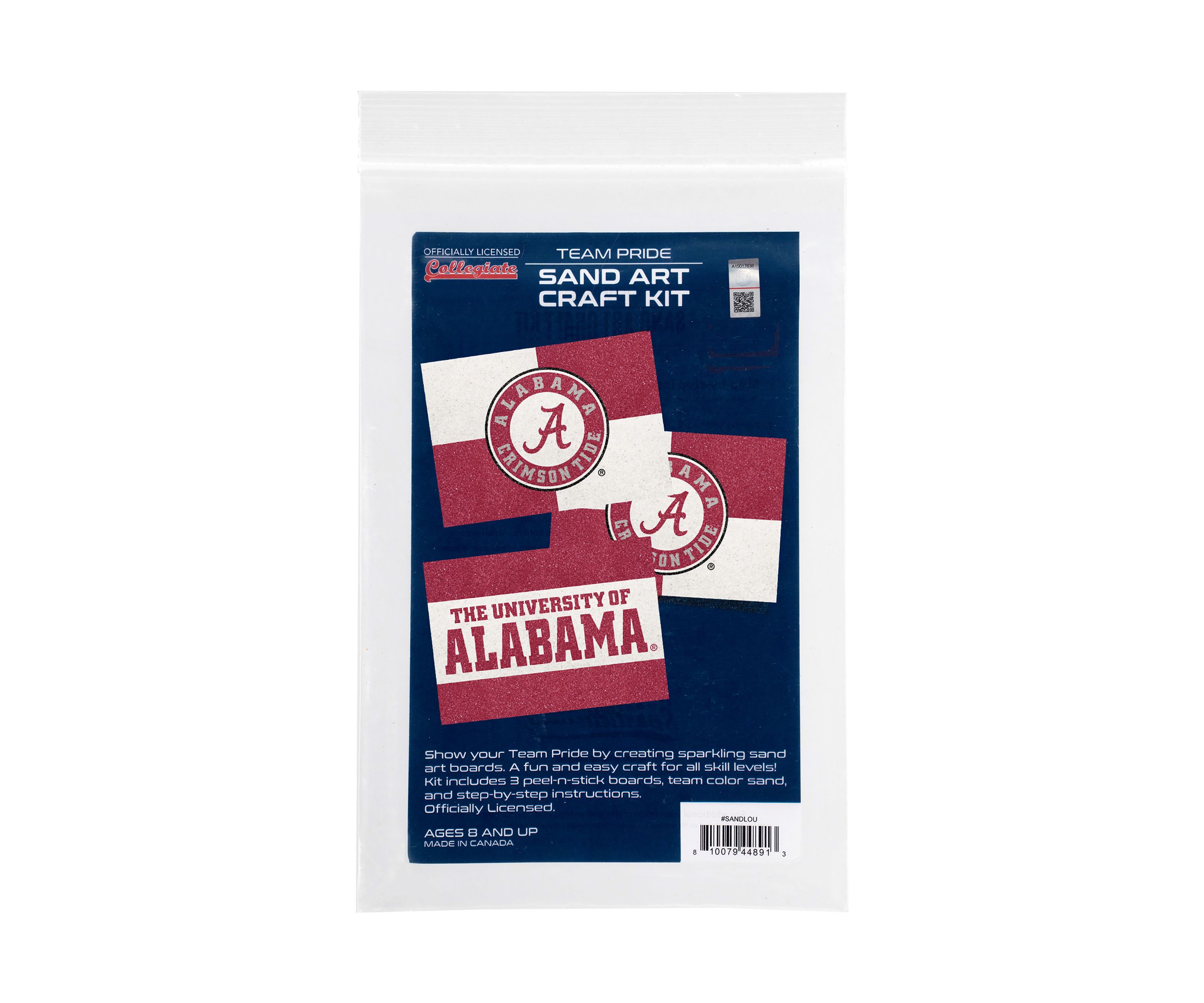 NCAA Alabama Crimson Tide Team Sand Arts and Crafts Kit