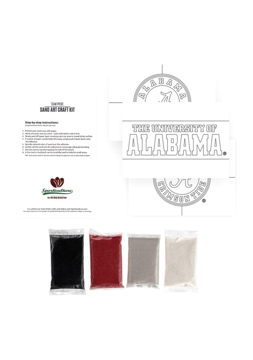 NCAA Alabama Crimson Tide Team Sand Arts and Crafts Kit