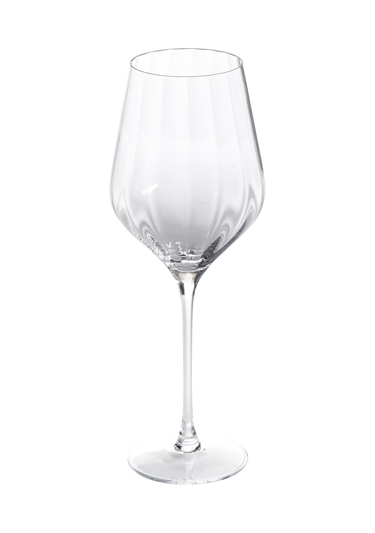 Optic Glassware Set of 4 Wine Glasses