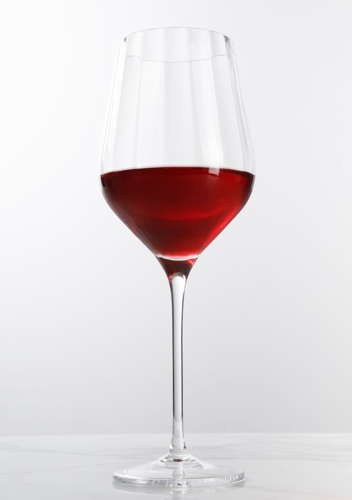 Optic Glassware Set of 4 Wine Glasses