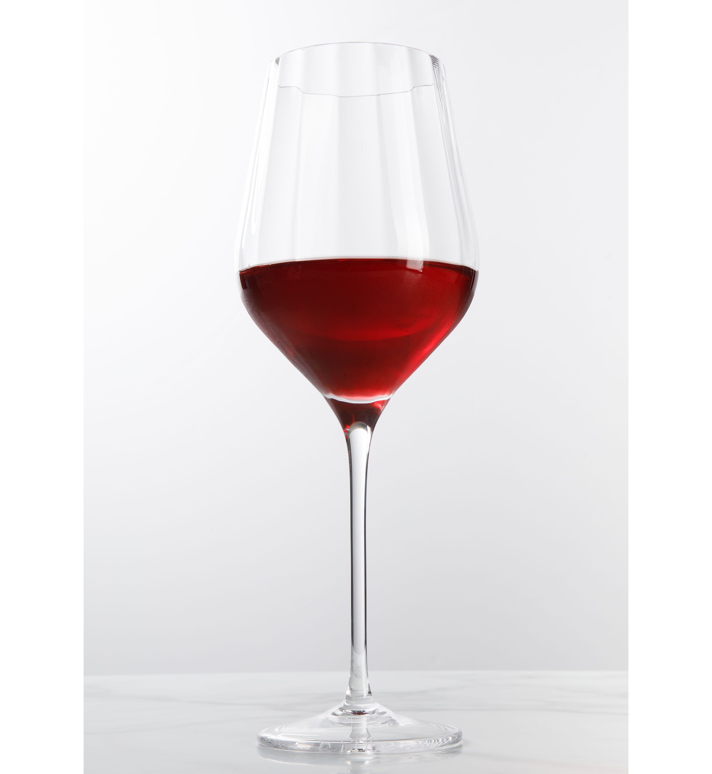 Optic Glassware Set of 4 Wine Glasses