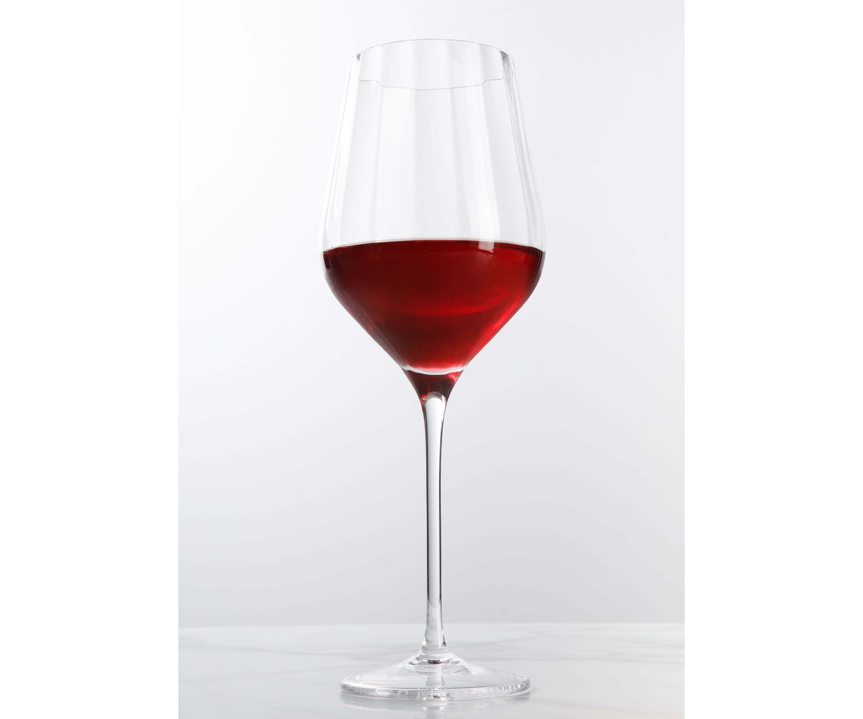 Optic Glassware Set of 4 Wine Glasses