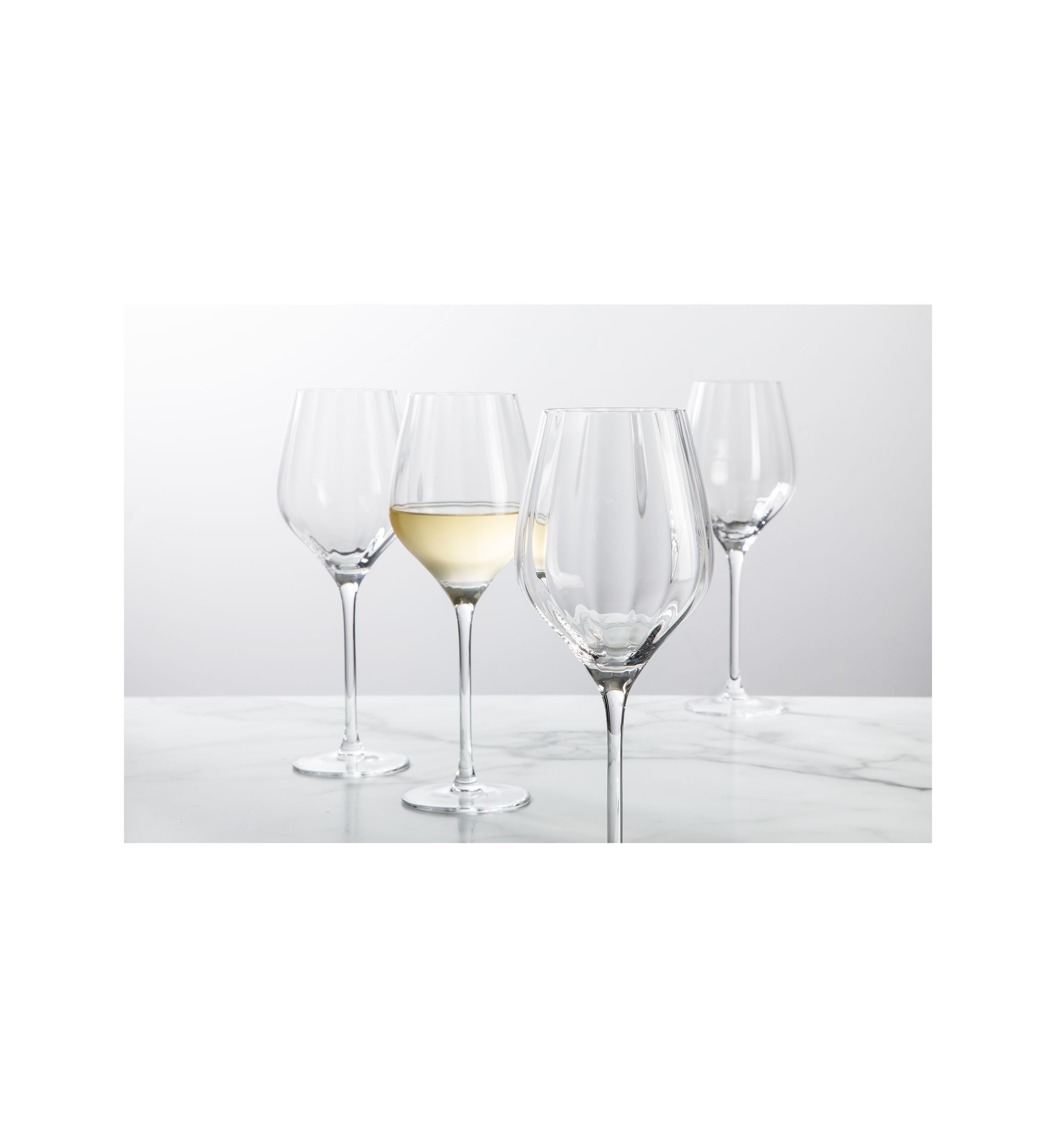 Cambron 4 Piece Wine Glass Set 