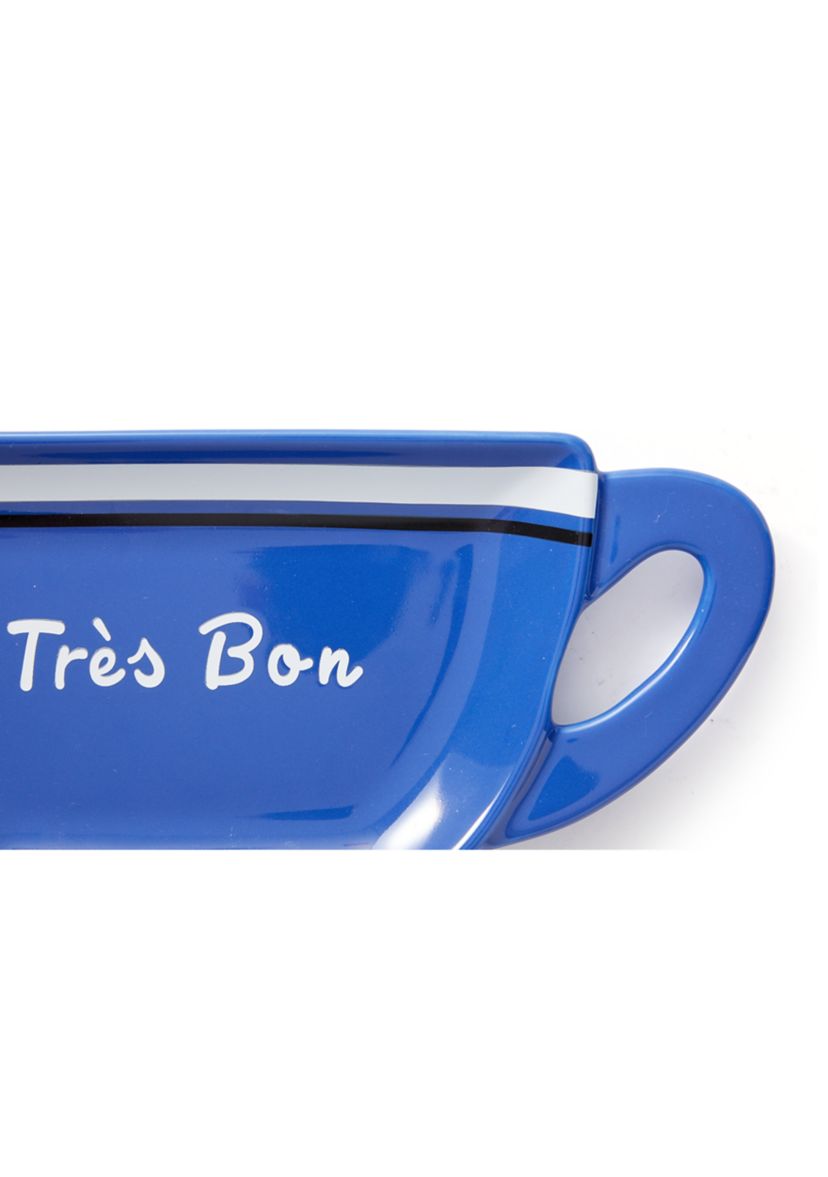 Tres Bon Coffee Cup Figural Plate