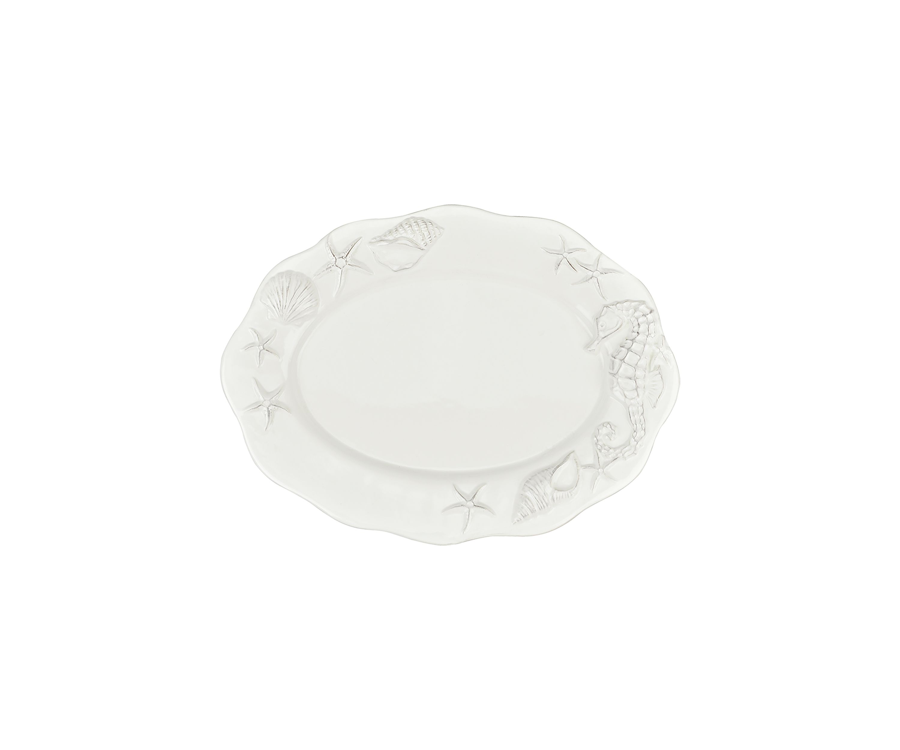Laguna Coastal White Oval Platter