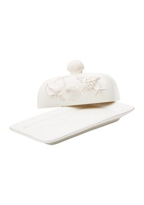 Laguna Coastal White Butter Dish