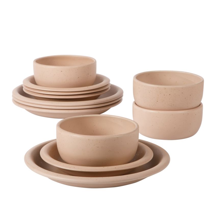 bloomhouse® Corsica Clay 12-piece Dinnerware Set