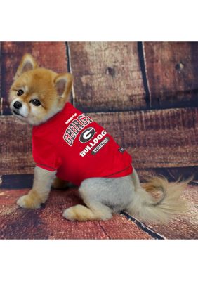 Pets First Georgia Bulldogs Stripe Small Dog T-Shirt | Petco