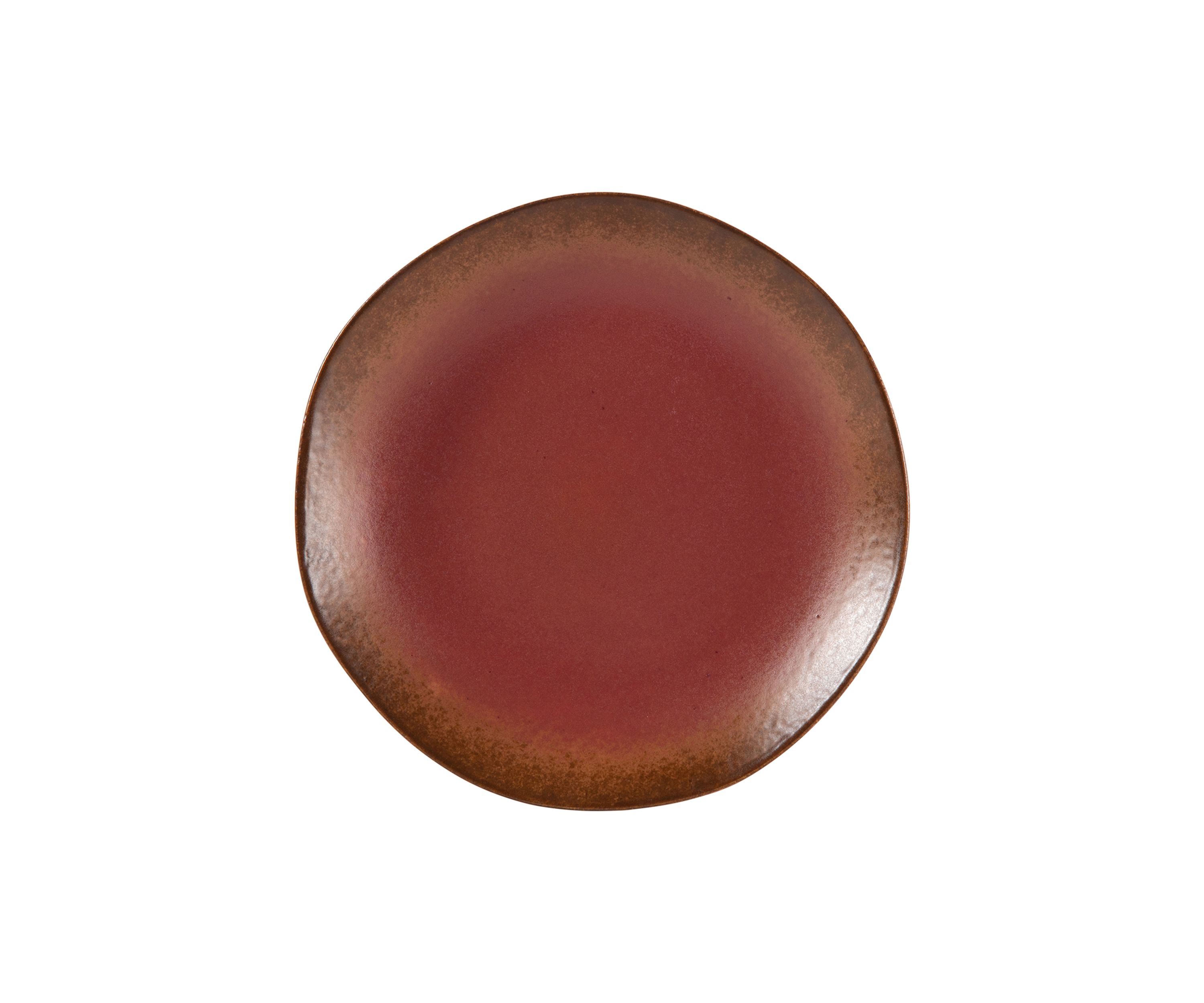   Palermo Sun Reactive Glaze Dinnerware Paprika Red 16-Piece Set 