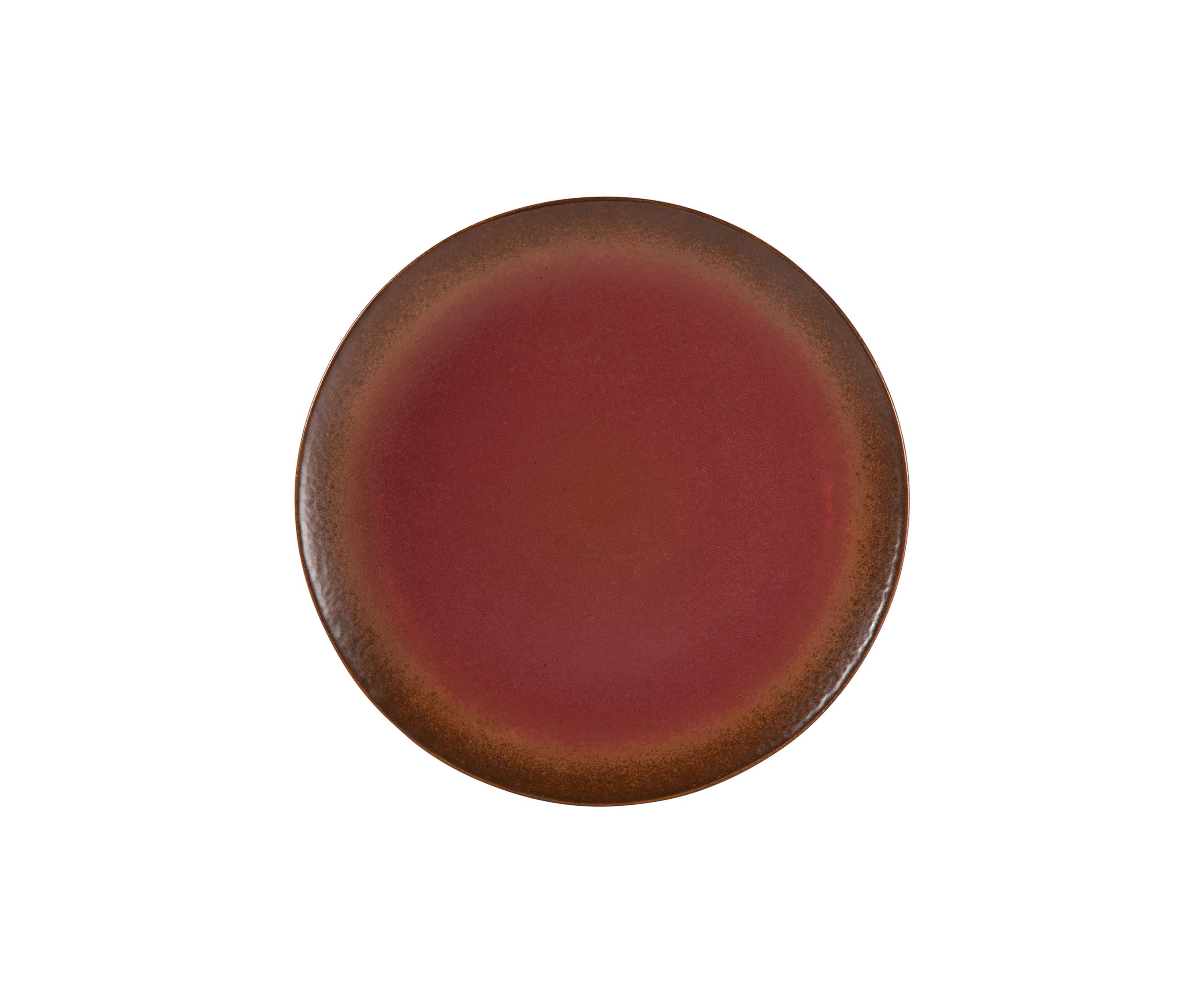   Palermo Sun Reactive Glaze Dinnerware Paprika Red 16-Piece Set 