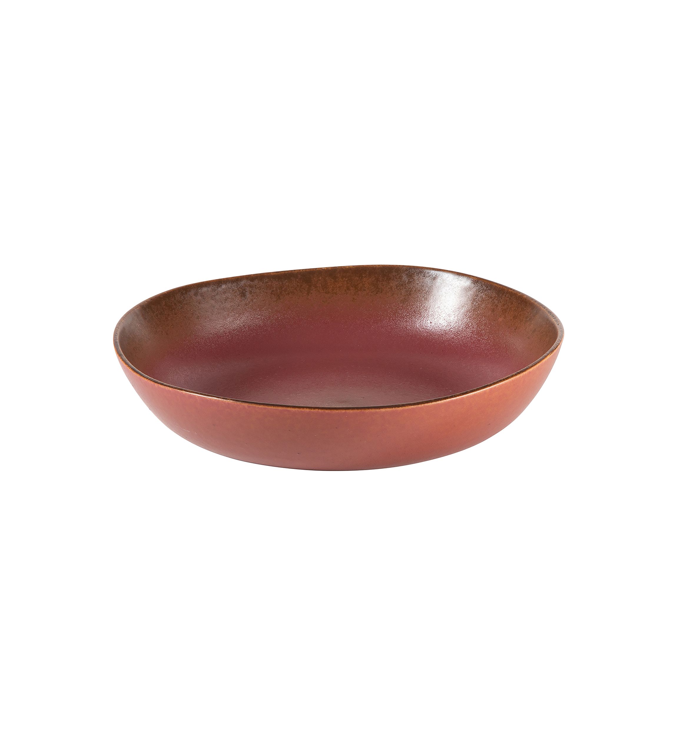   Palermo Sun Reactive Glaze Dinnerware Paprika Red 16-Piece Set 