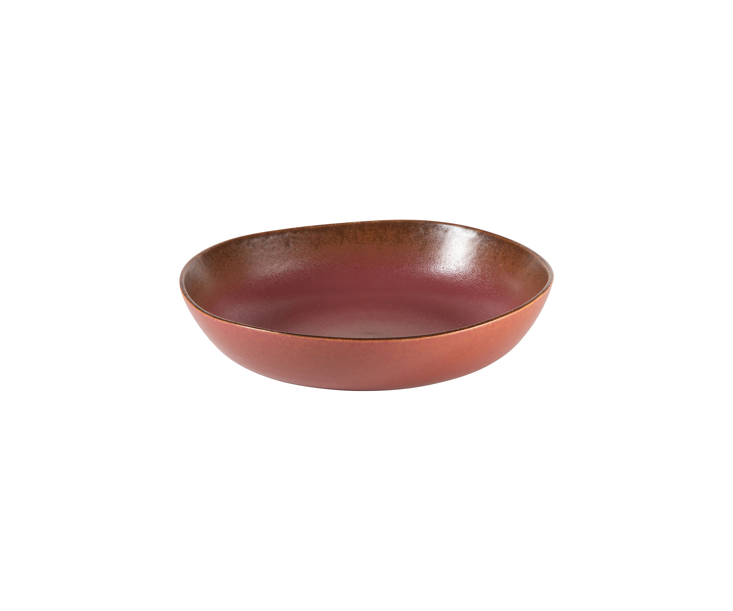   Palermo Sun Reactive Glaze Dinnerware Paprika Red 16-Piece Set 
