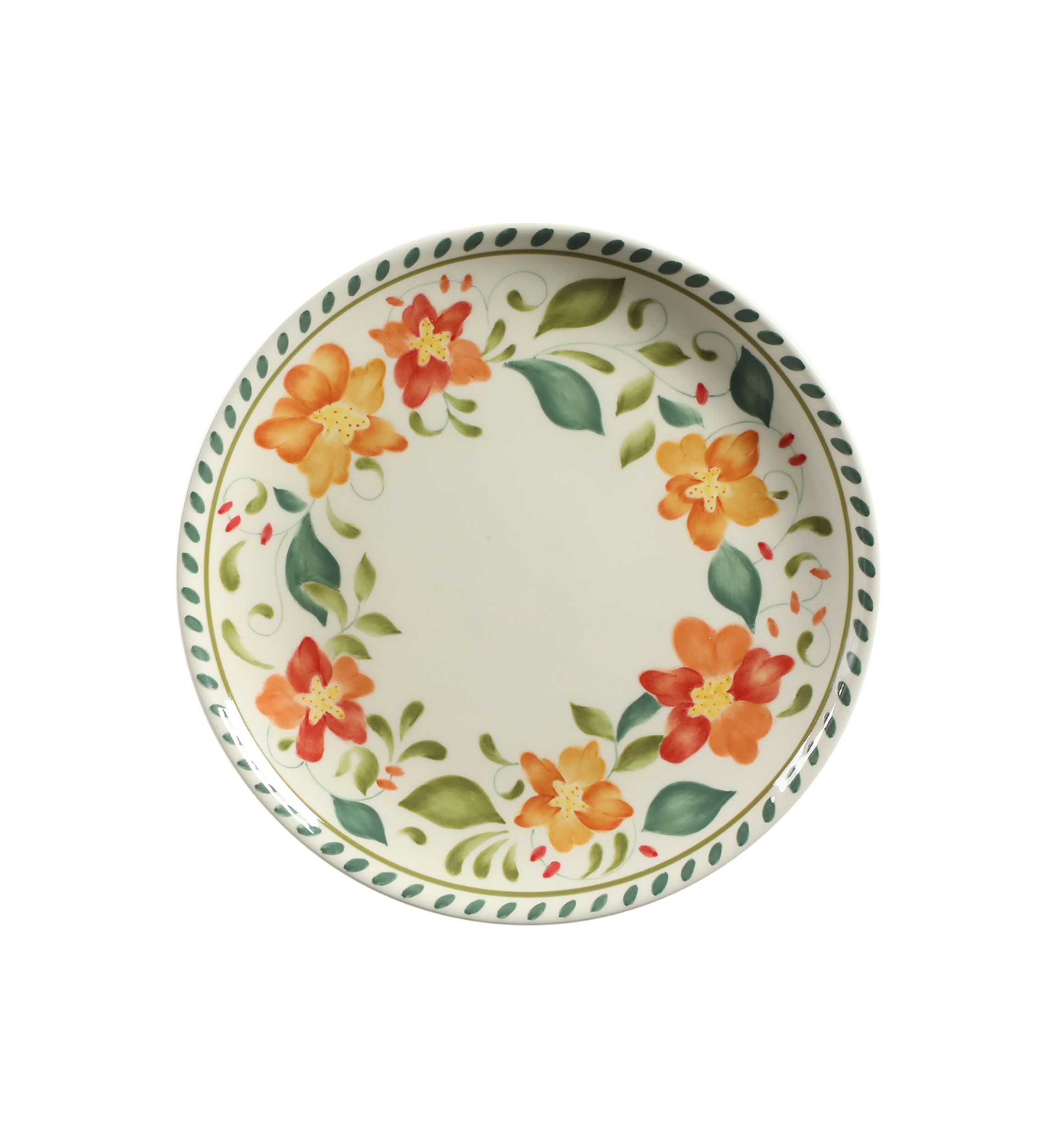 Cassia Bud Handpainted Salad Plate