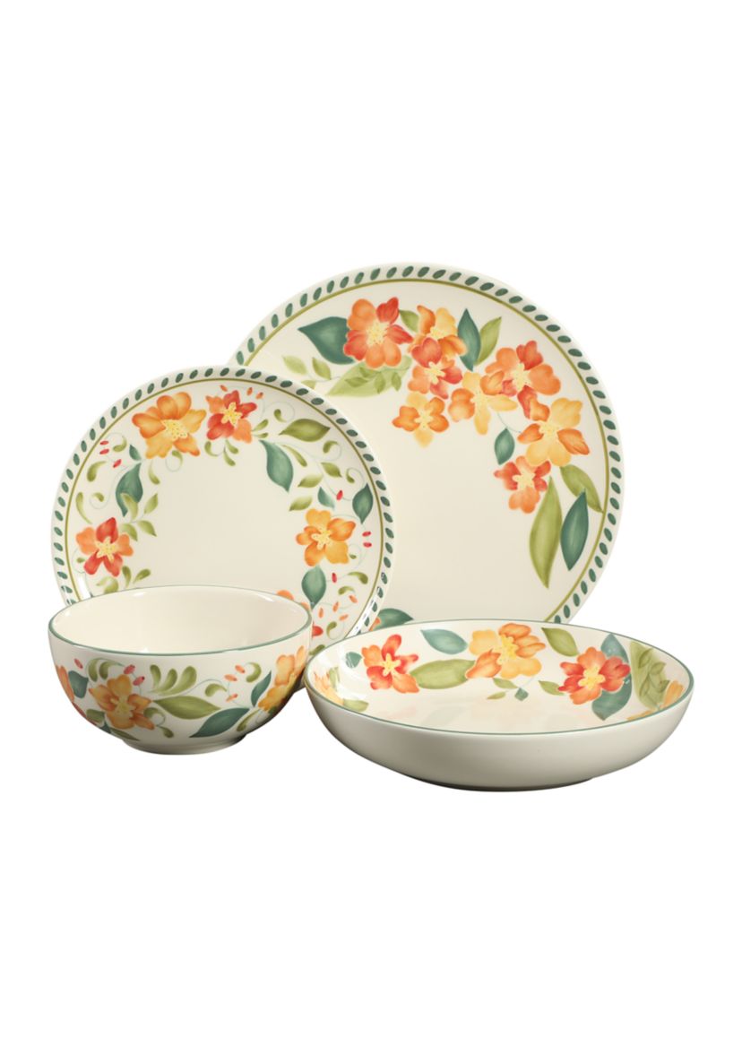 Cassia Bud Handpainted 9" Dinner Bowl 