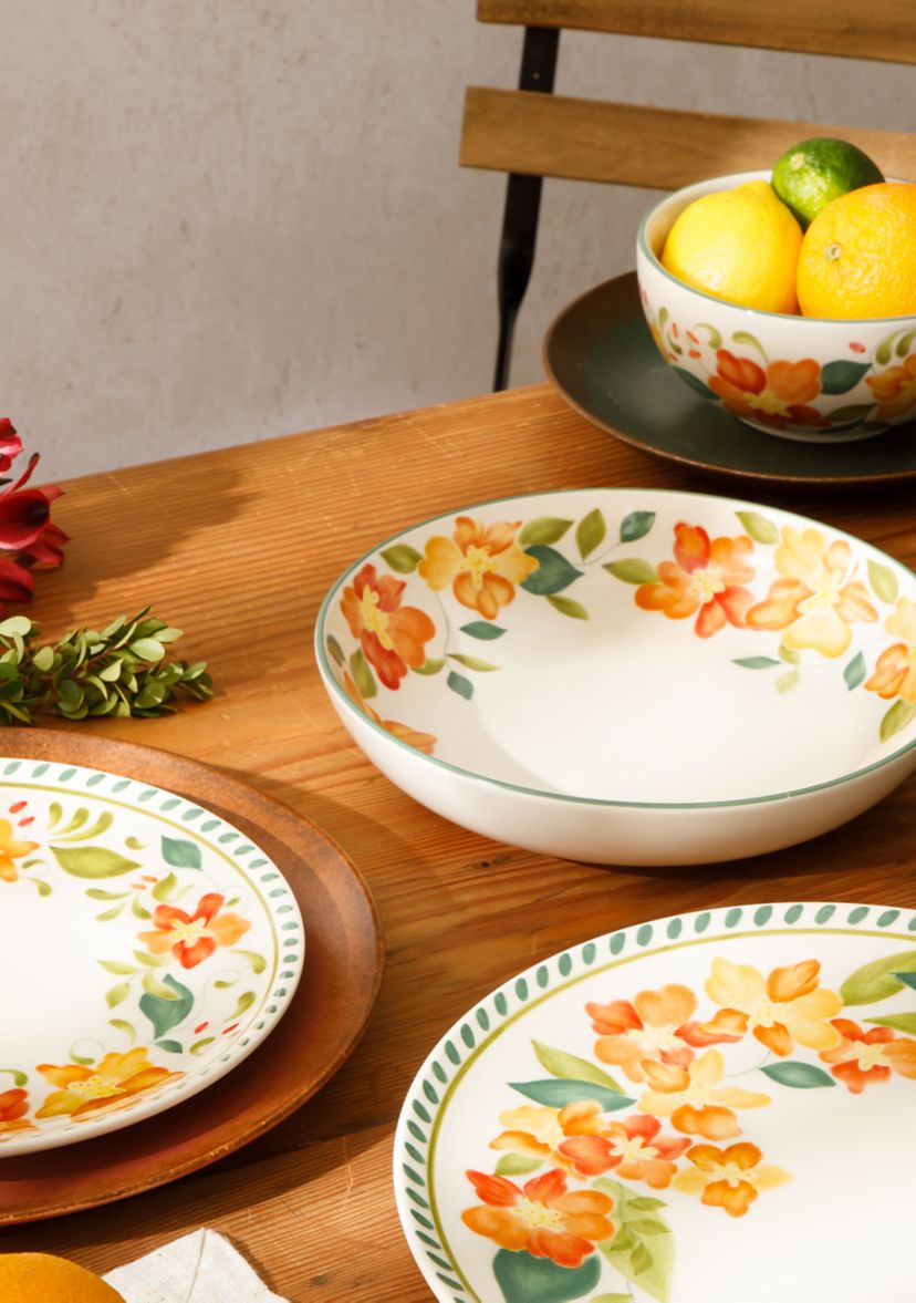  Cassia Bud Handpainted 9" Dinner Bowl 