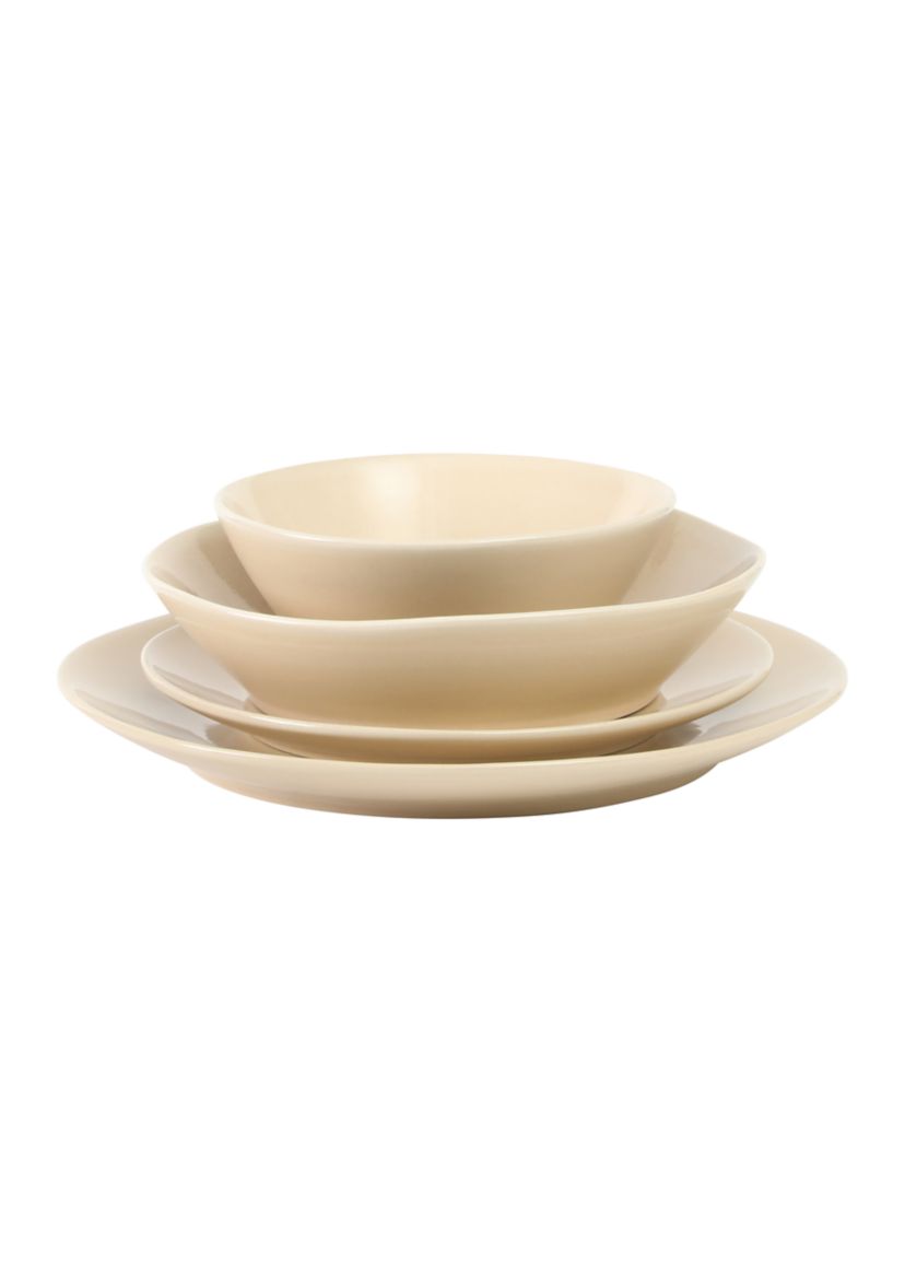 Montecito Breeze Double Bowl Dinnerware 16-Piece Set