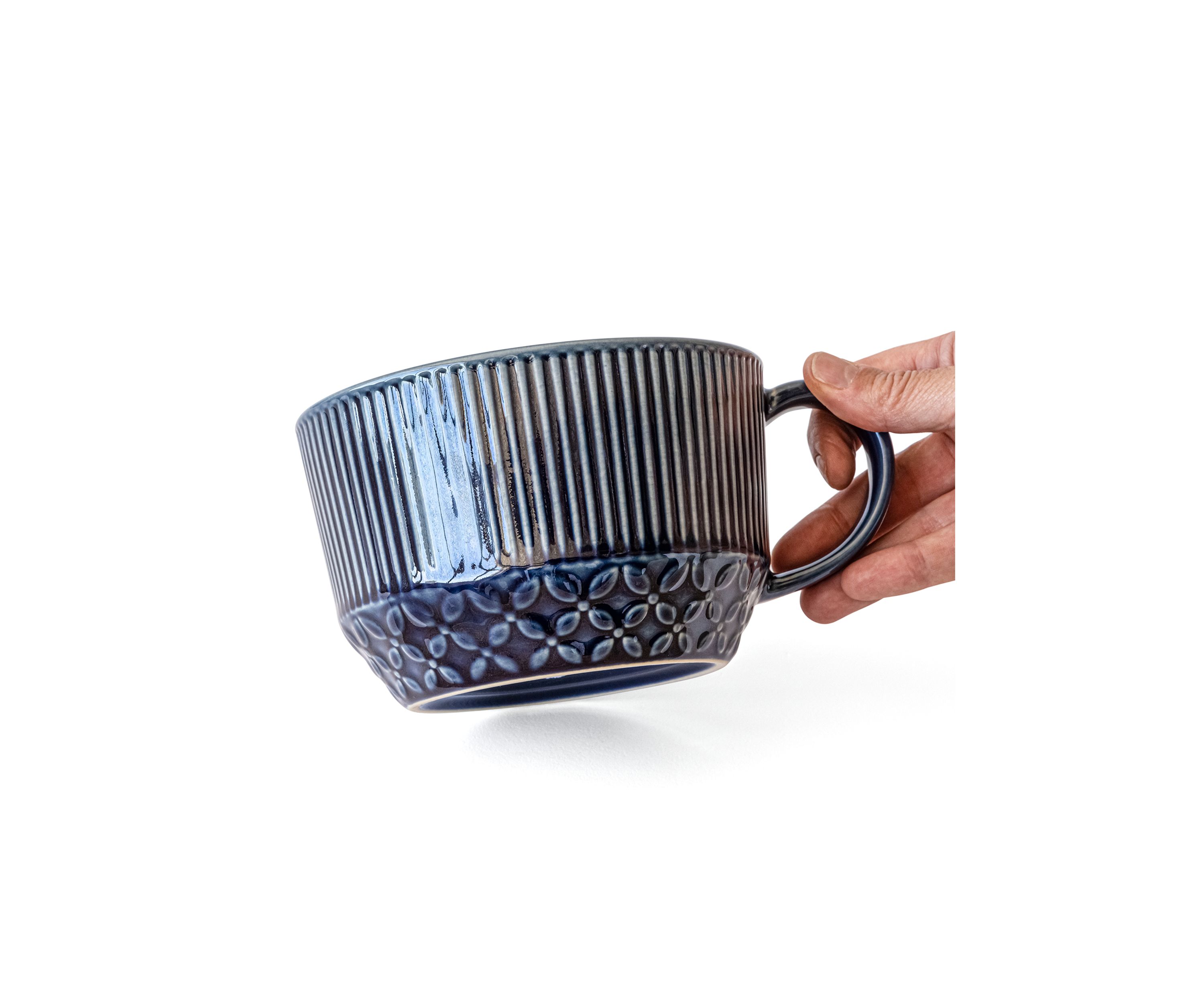 Single Hand Stoneware Souper Mug