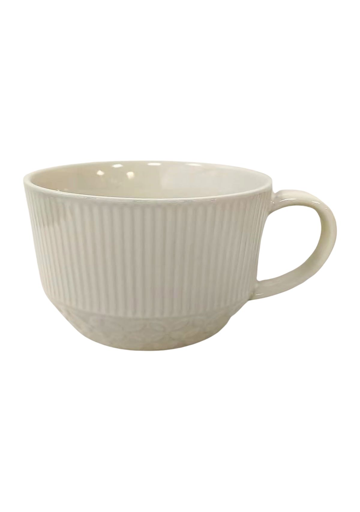 Glossy White Souper Mug