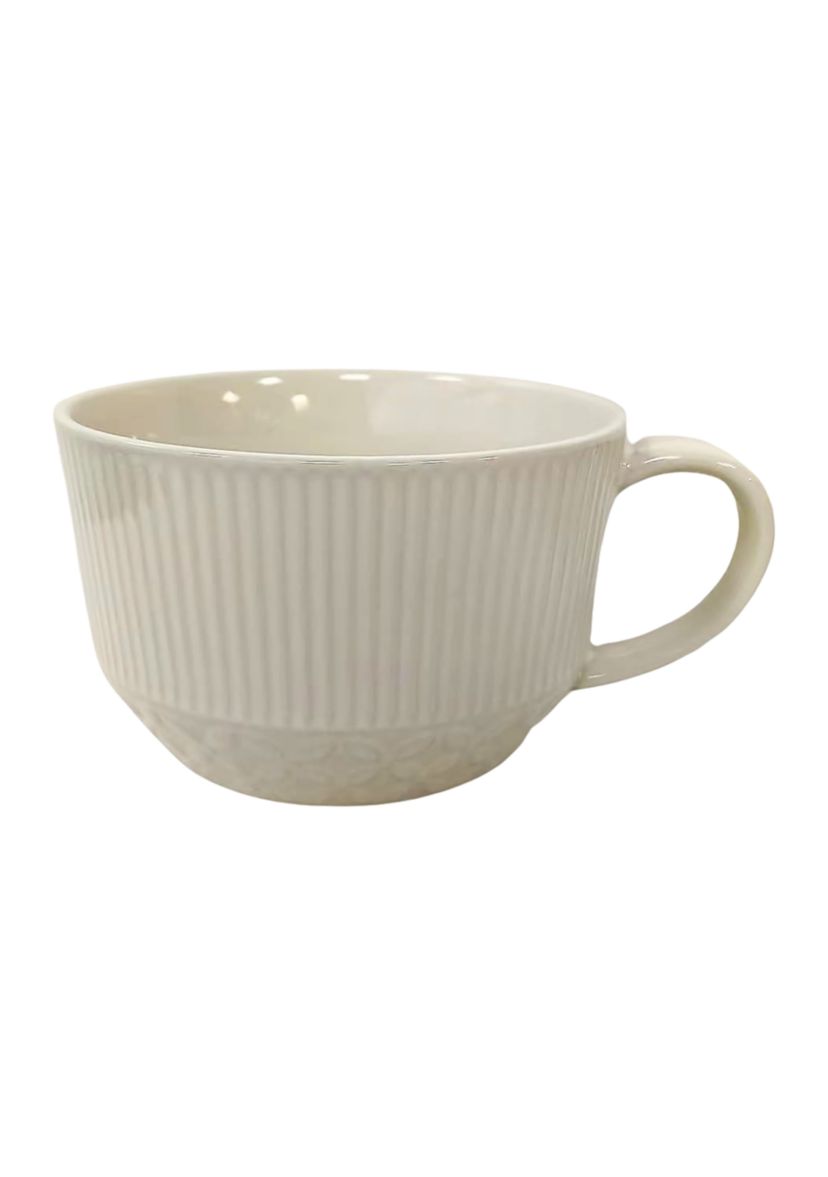 Glossy White Souper Mug