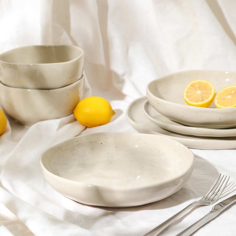 Mirella 4 pcs Pasta Bowl Set