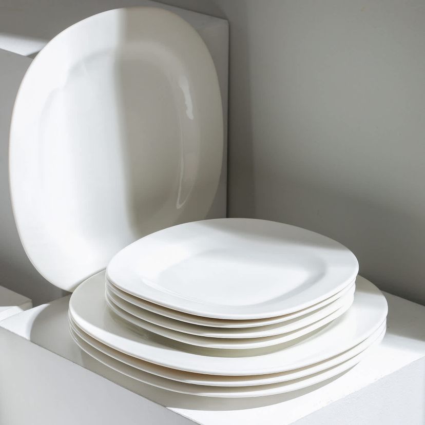 Quadro 4 pcs Dinner Plate Set