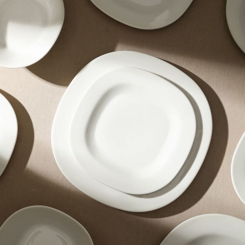 Quadro 4 pcs Salad Plate Set